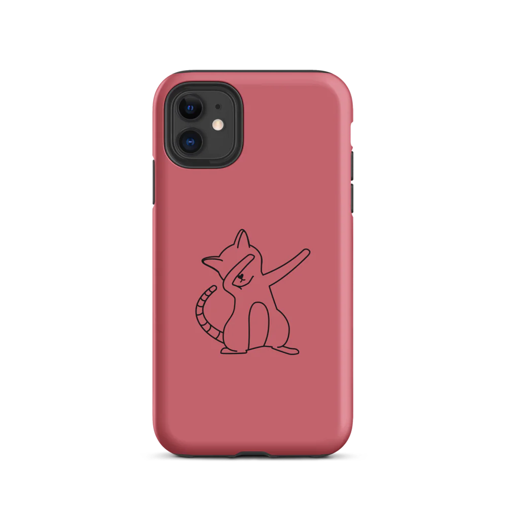 Tough Case for iPhone® - Pink Cat