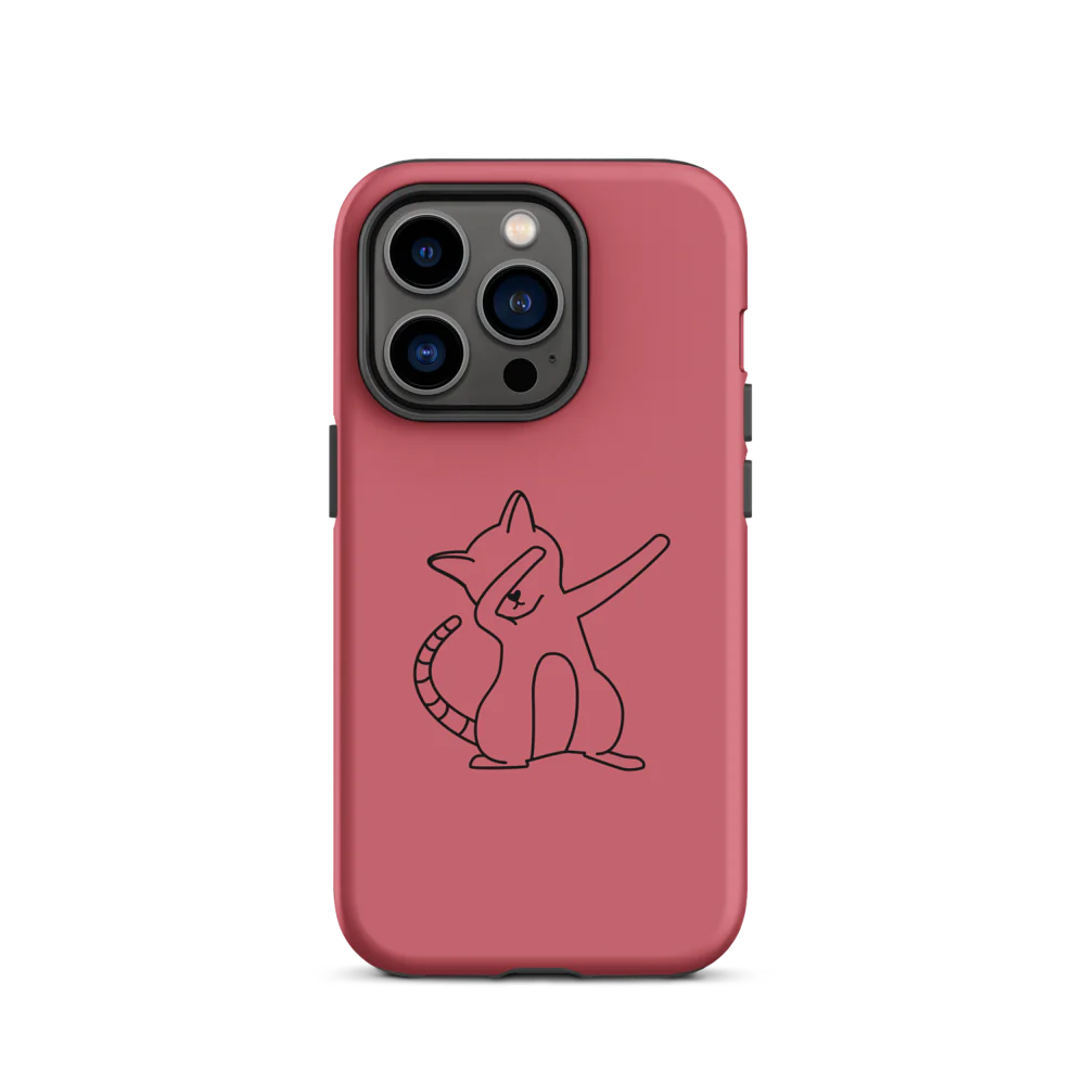 Tough Case for iPhone® - Pink Cat