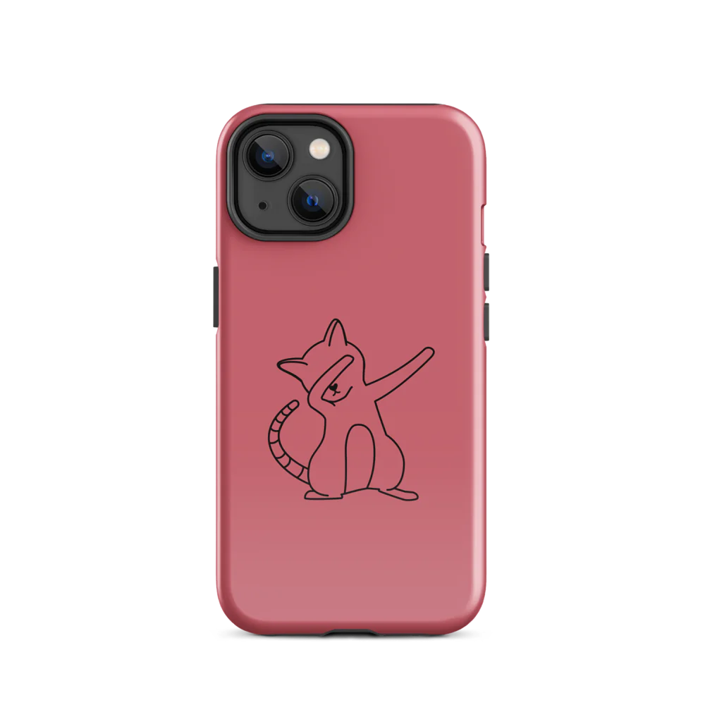 Tough Case for iPhone® - Pink Cat