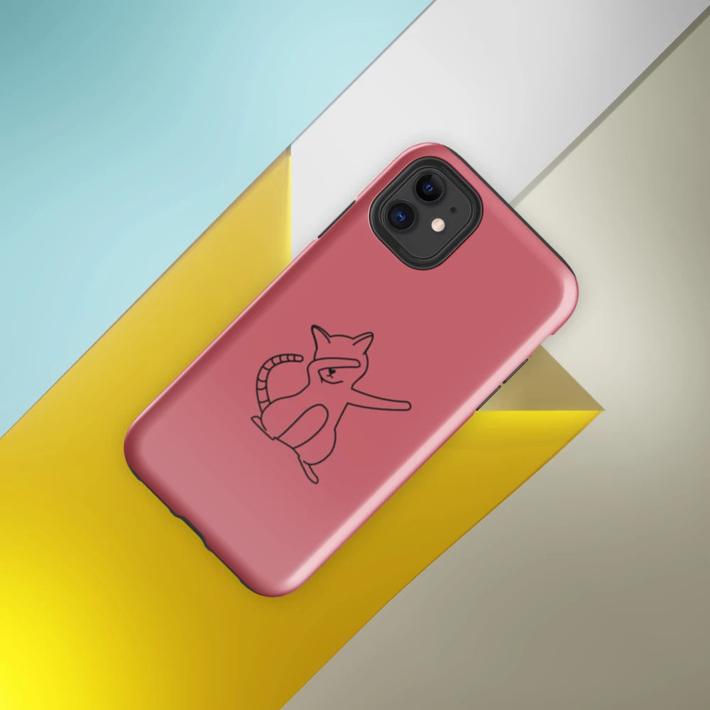 Tough Case for iPhone® - Pink Cat