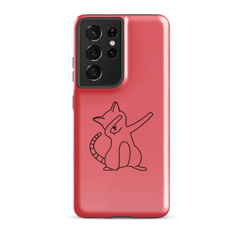Tough Case for Samsung® - Pink Cat