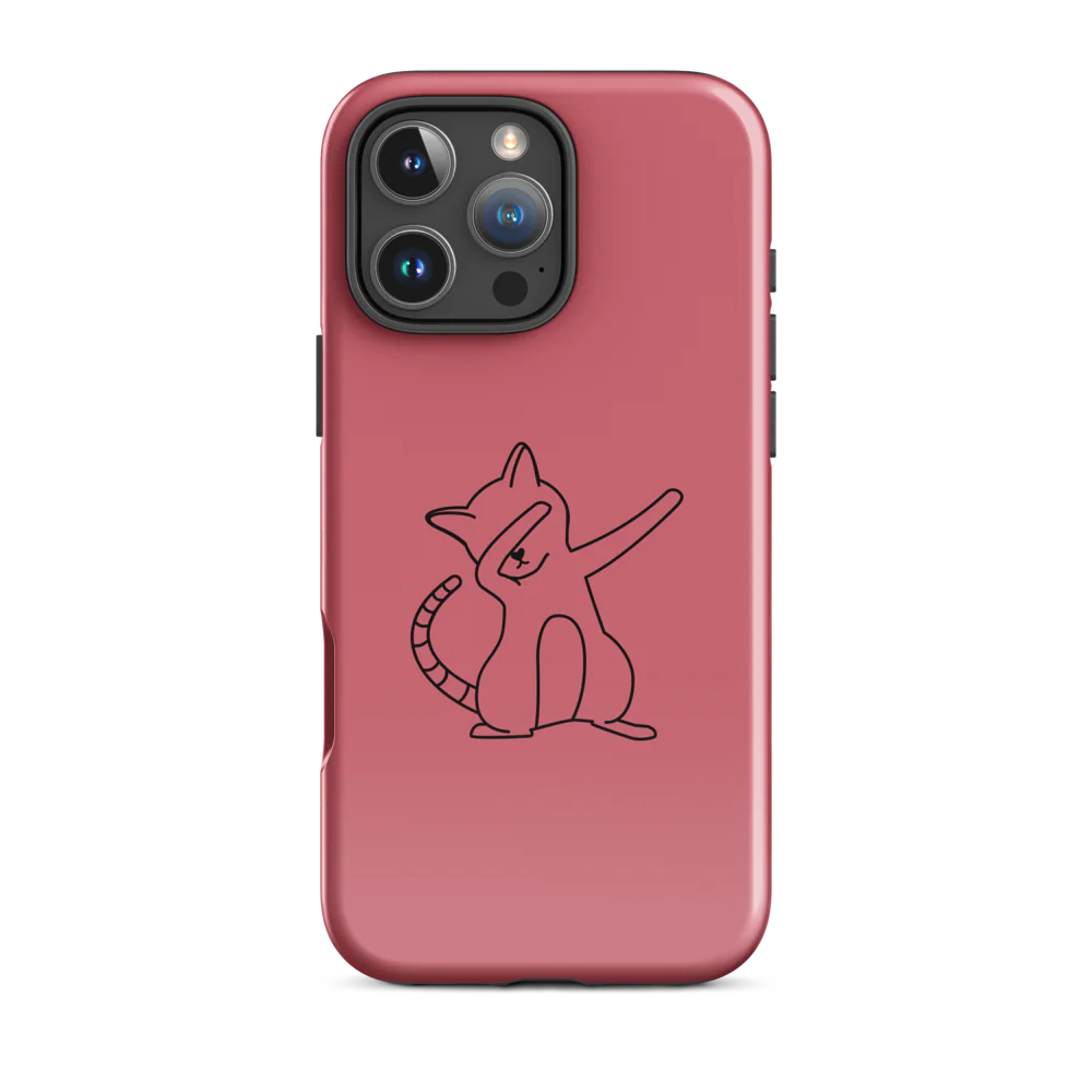 Tough Case for iPhone® - Pink Cat