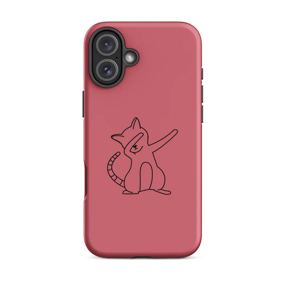 Tough Case for iPhone® - Pink Cat