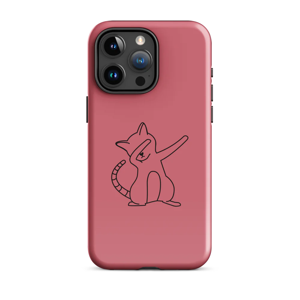 Tough Case for iPhone® - Pink Cat