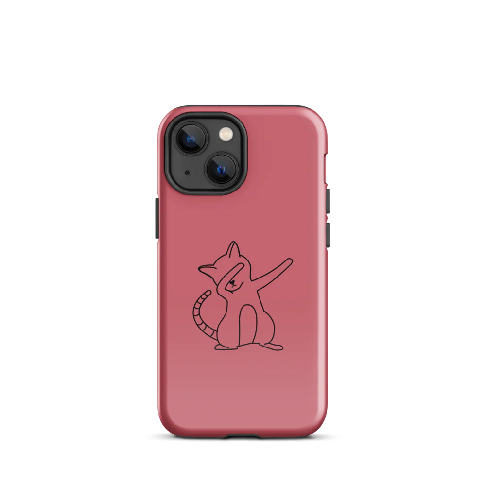 Tough Case for iPhone® - Pink Cat
