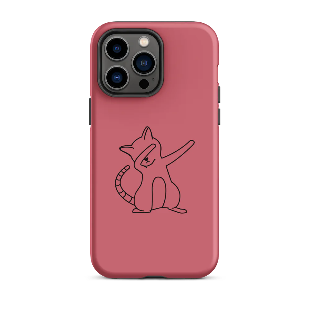 Tough Case for iPhone® - Pink Cat