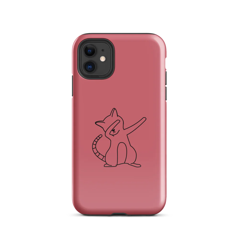 Tough Case for iPhone® - Pink Cat