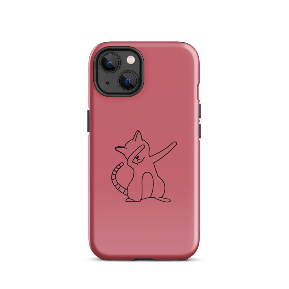 Tough Case for iPhone® - Pink Cat