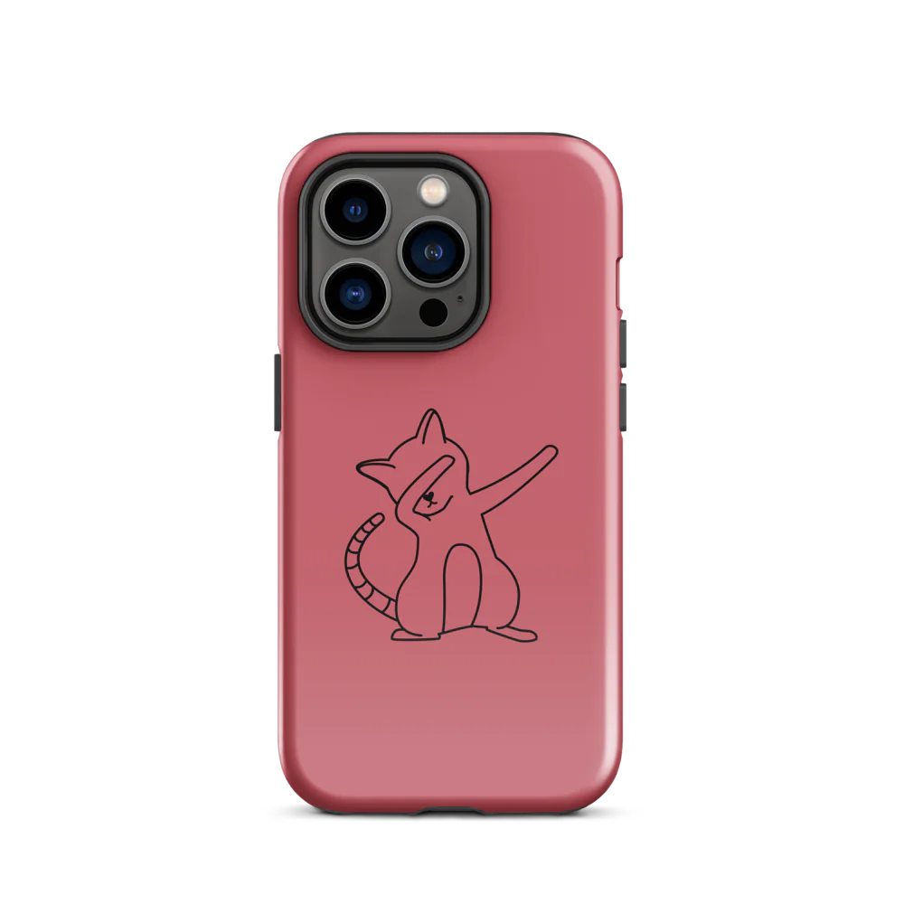Tough Case for iPhone® - Pink Cat