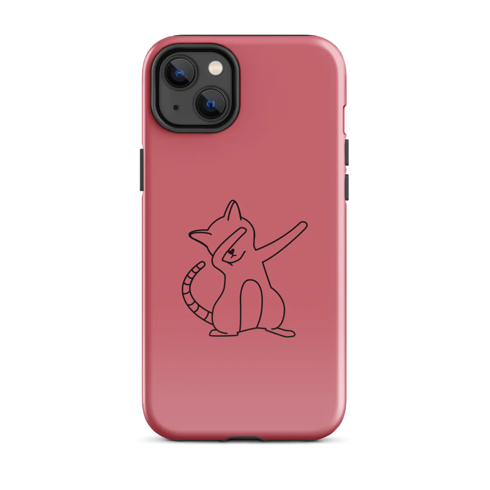 Tough Case for iPhone® - Pink Cat