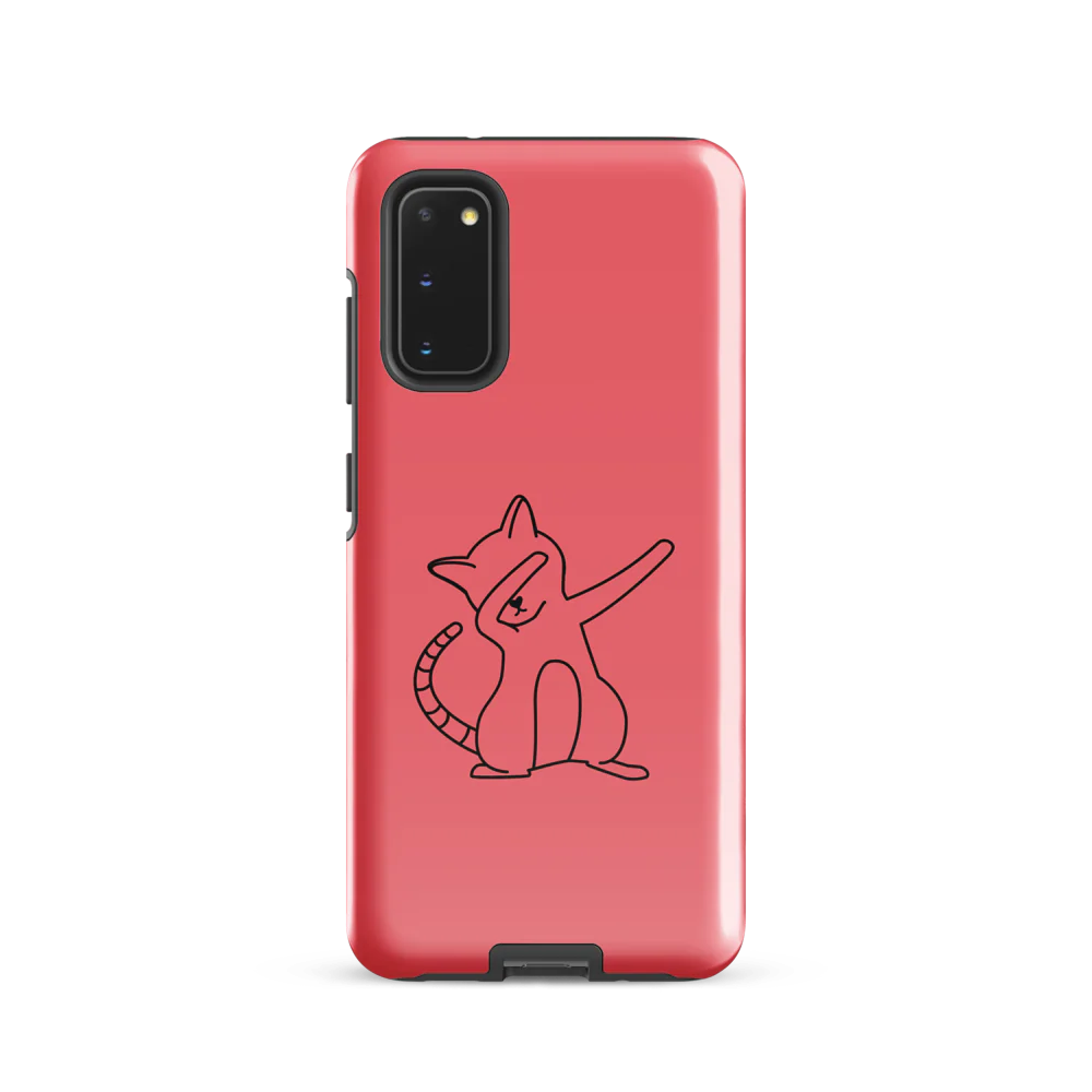 Tough Case for Samsung® - Pink Cat