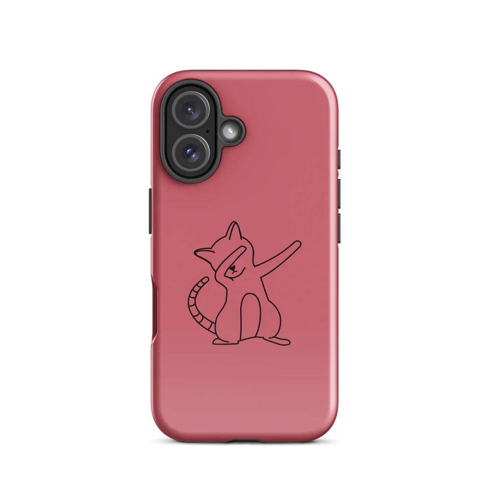 Tough Case for iPhone® - Pink Cat