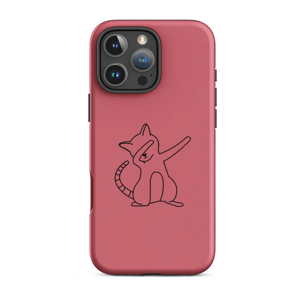 Tough Case for iPhone® - Pink Cat