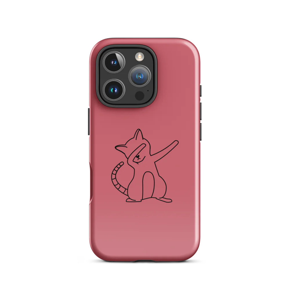 Tough Case for iPhone® - Pink Cat
