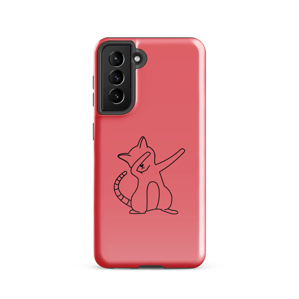 Tough Case for Samsung® - Pink Cat