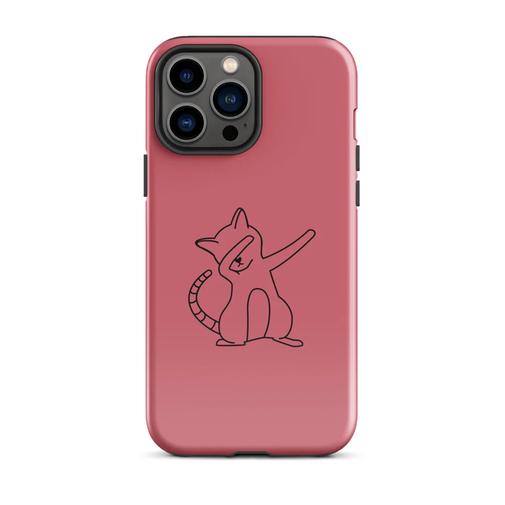 Tough Case for iPhone® - Pink Cat