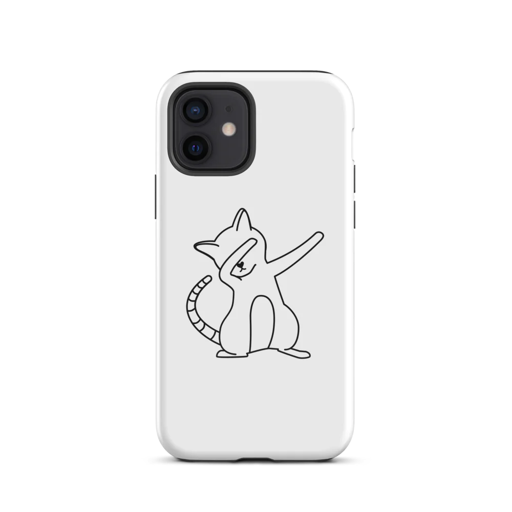 Tough Case for iPhone® - White Cat