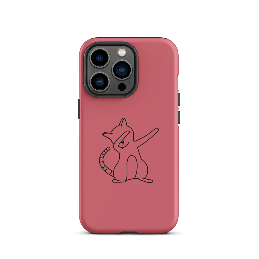 Tough Case for iPhone® - Pink Cat