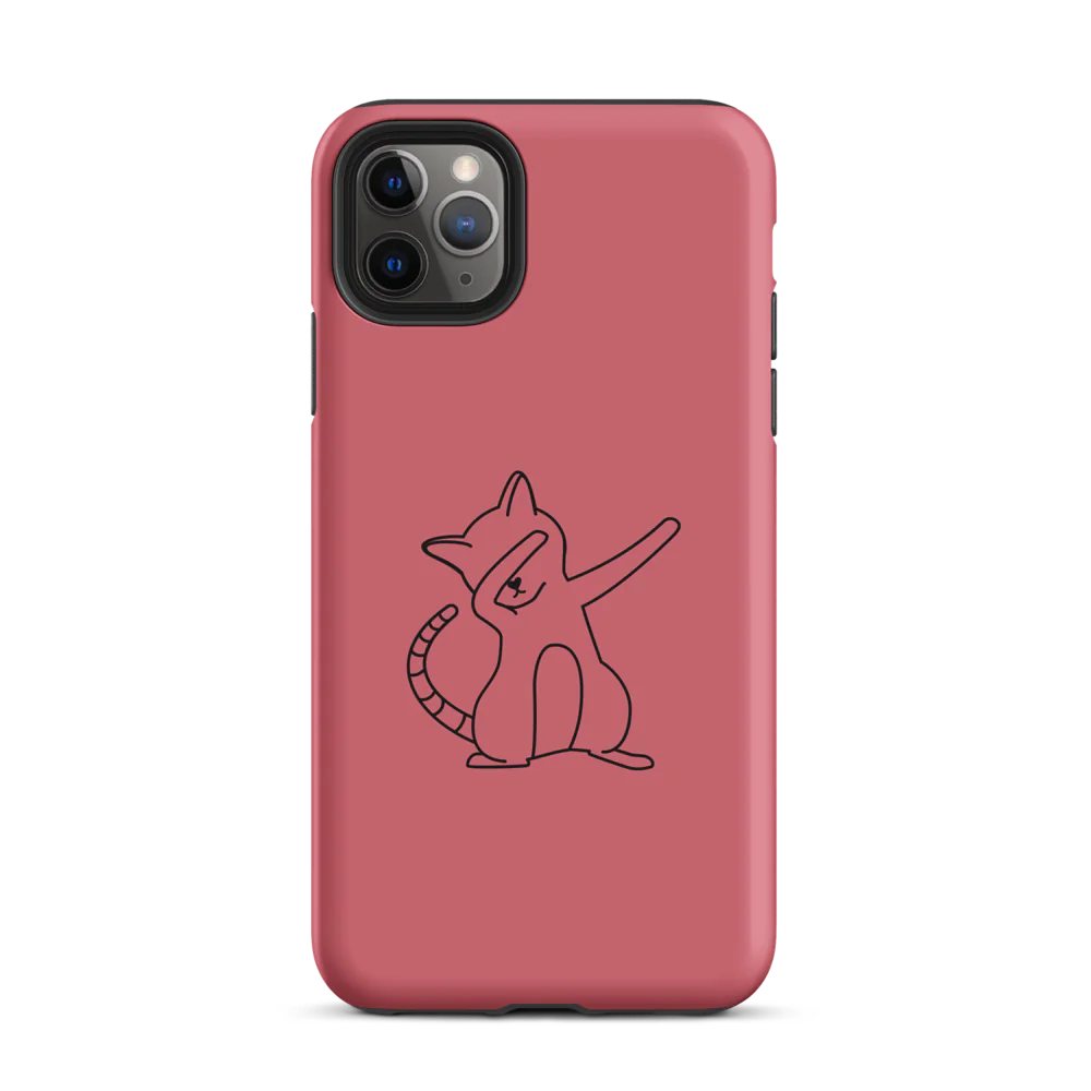 Tough Case for iPhone® - Pink Cat