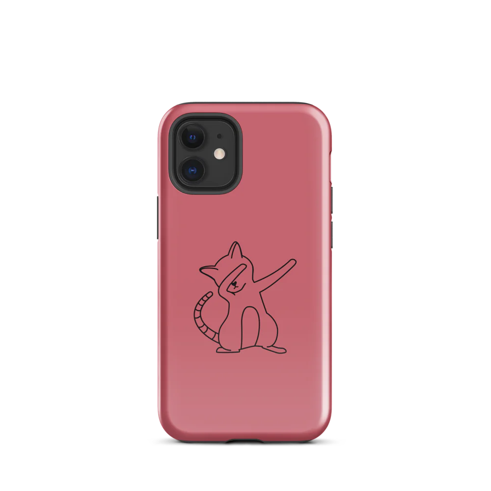 Tough Case for iPhone® - Pink Cat