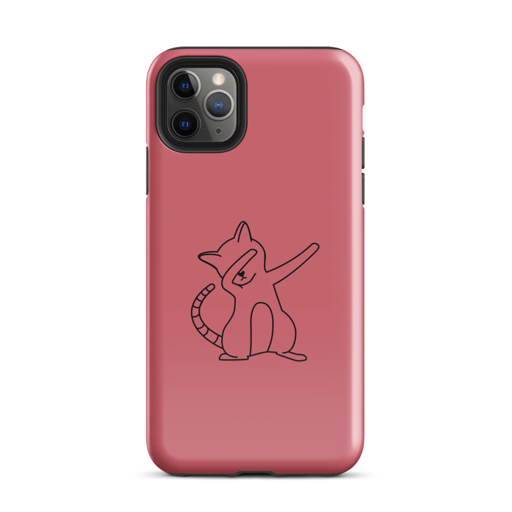 Tough Case for iPhone® - Pink Cat