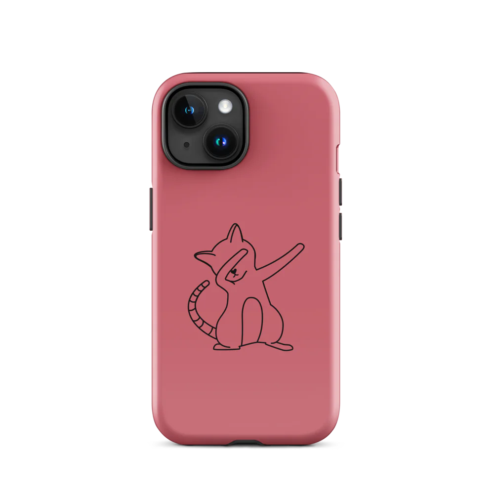Tough Case for iPhone® - Pink Cat