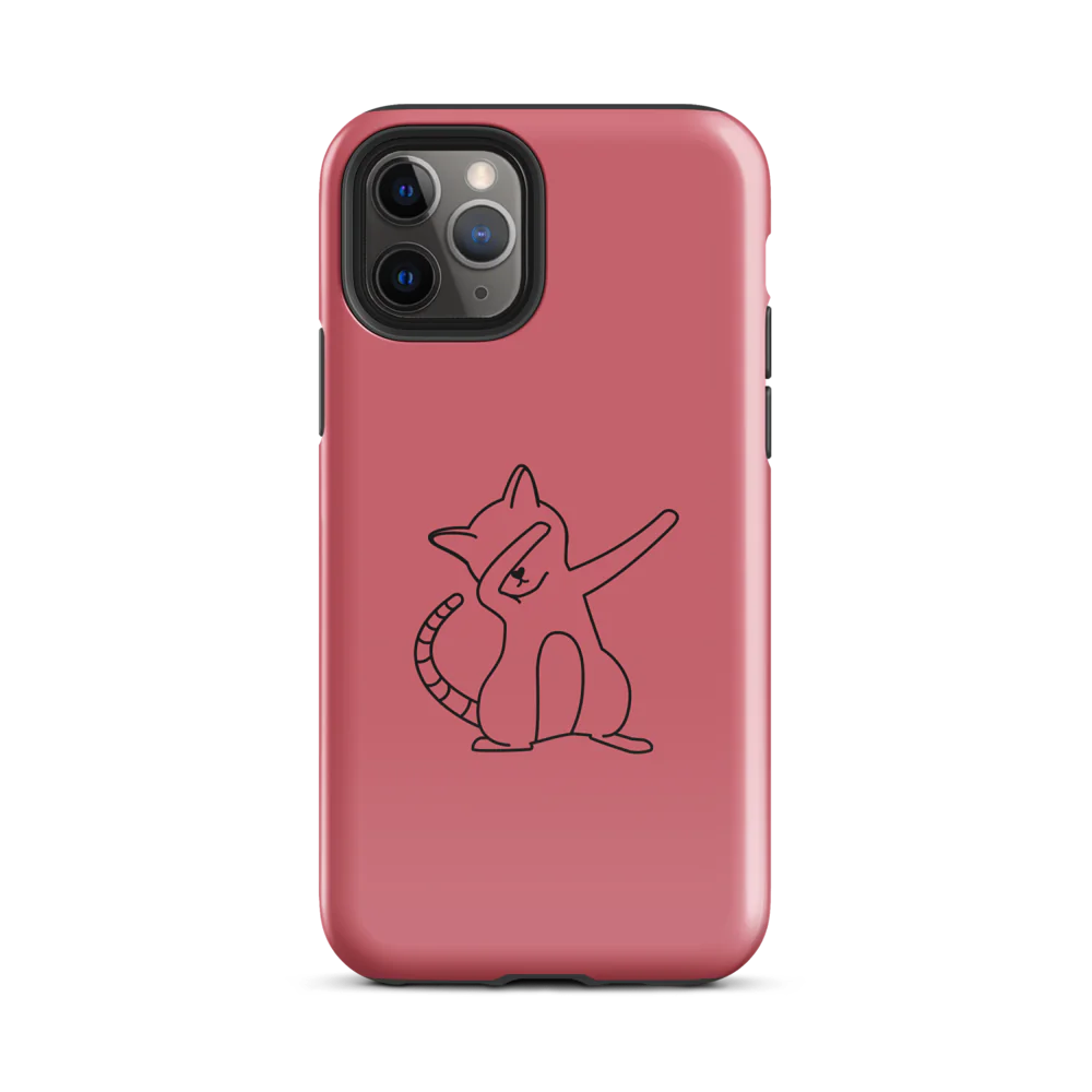 Tough Case for iPhone® - Pink Cat