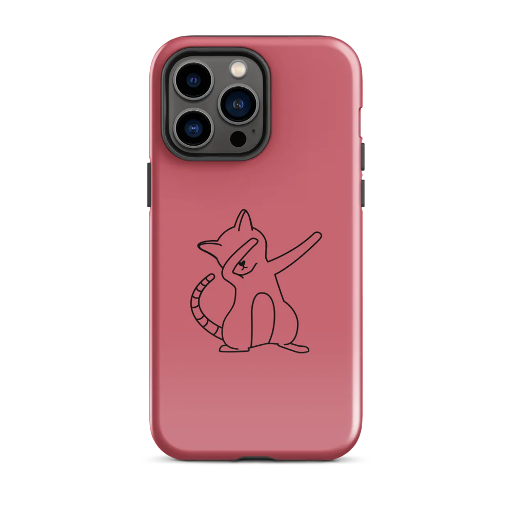Tough Case for iPhone® - Pink Cat