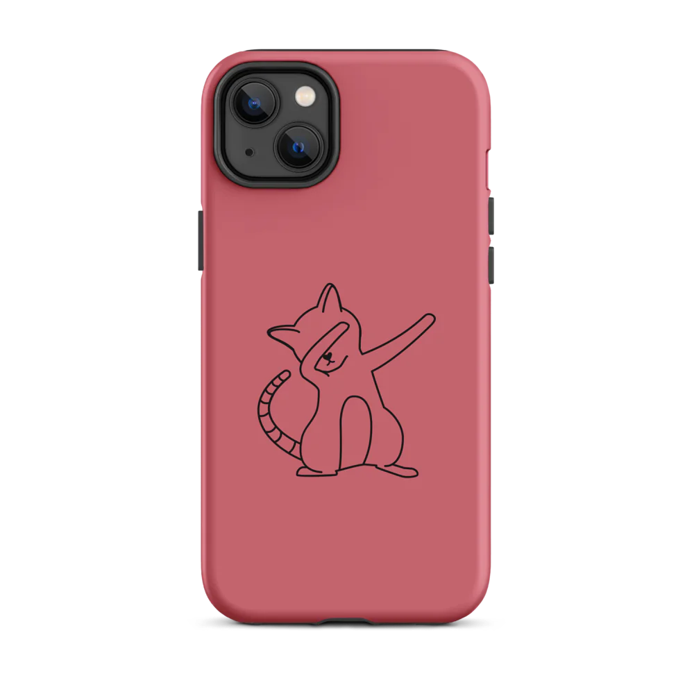 Tough Case for iPhone® - Pink Cat