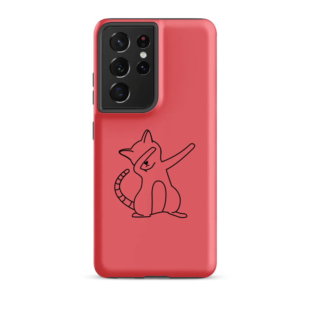 Tough Case for Samsung® - Pink Cat