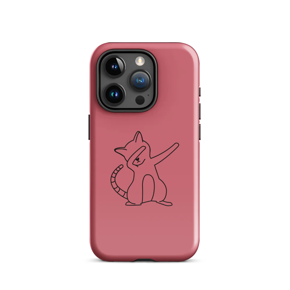 Tough Case for iPhone® - Pink Cat