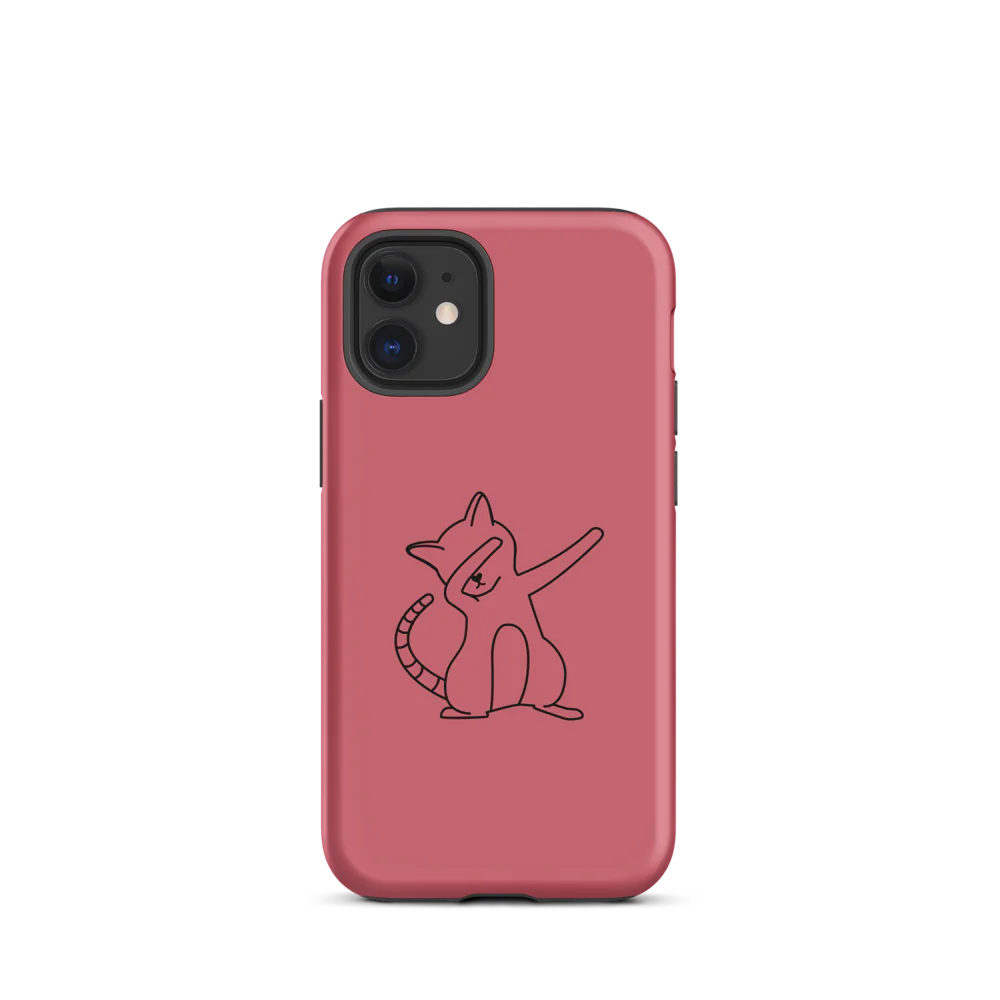 Tough Case for iPhone® - Pink Cat