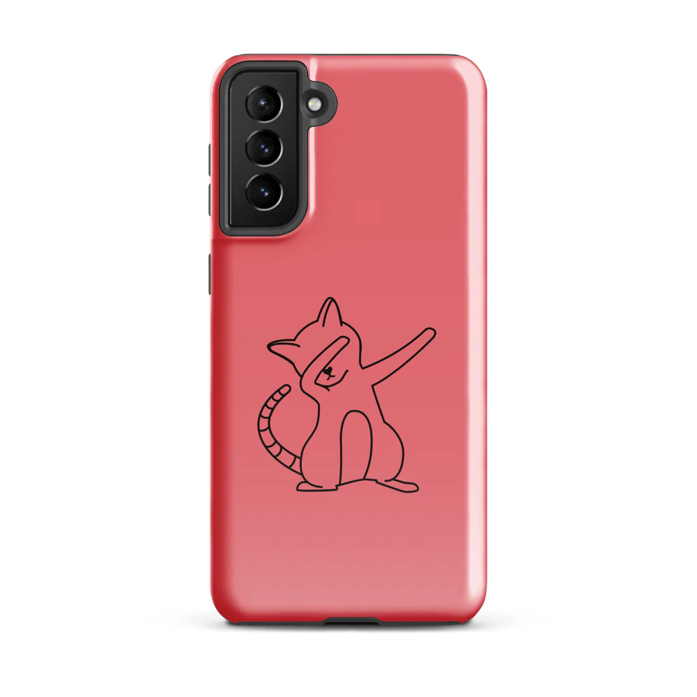 Tough Case for Samsung® - Pink Cat