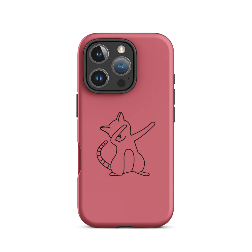 Tough Case for iPhone® - Pink Cat