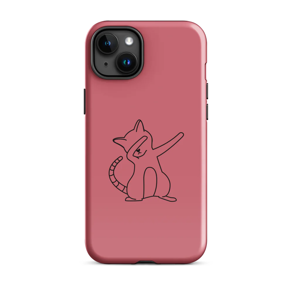 Tough Case for iPhone® - Pink Cat