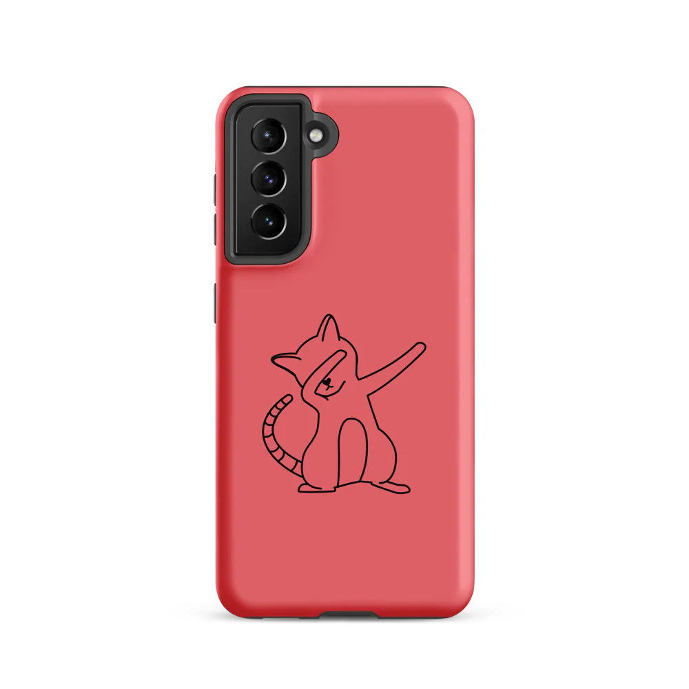 Tough Case for Samsung® - Pink Cat