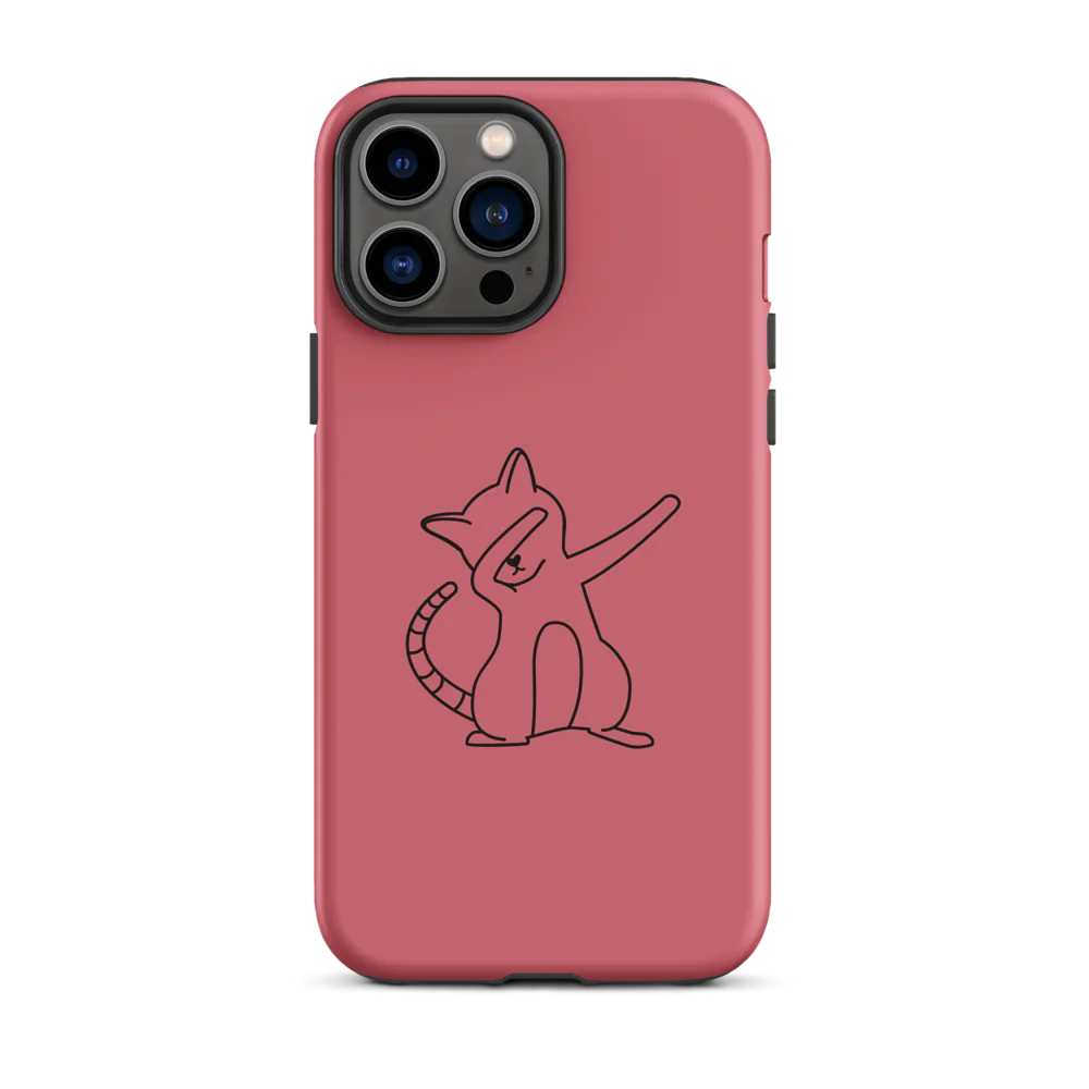 Tough Case for iPhone® - Pink Cat