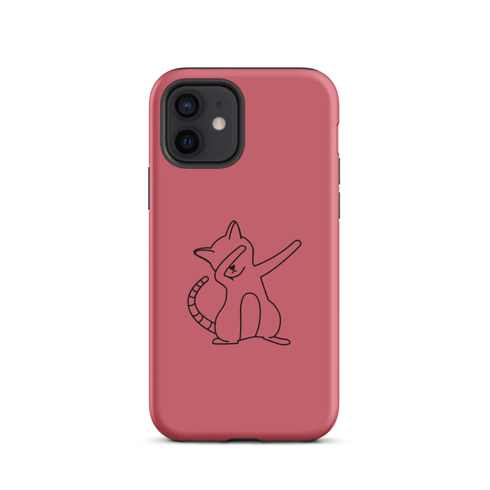 Tough Case for iPhone® - Pink Cat