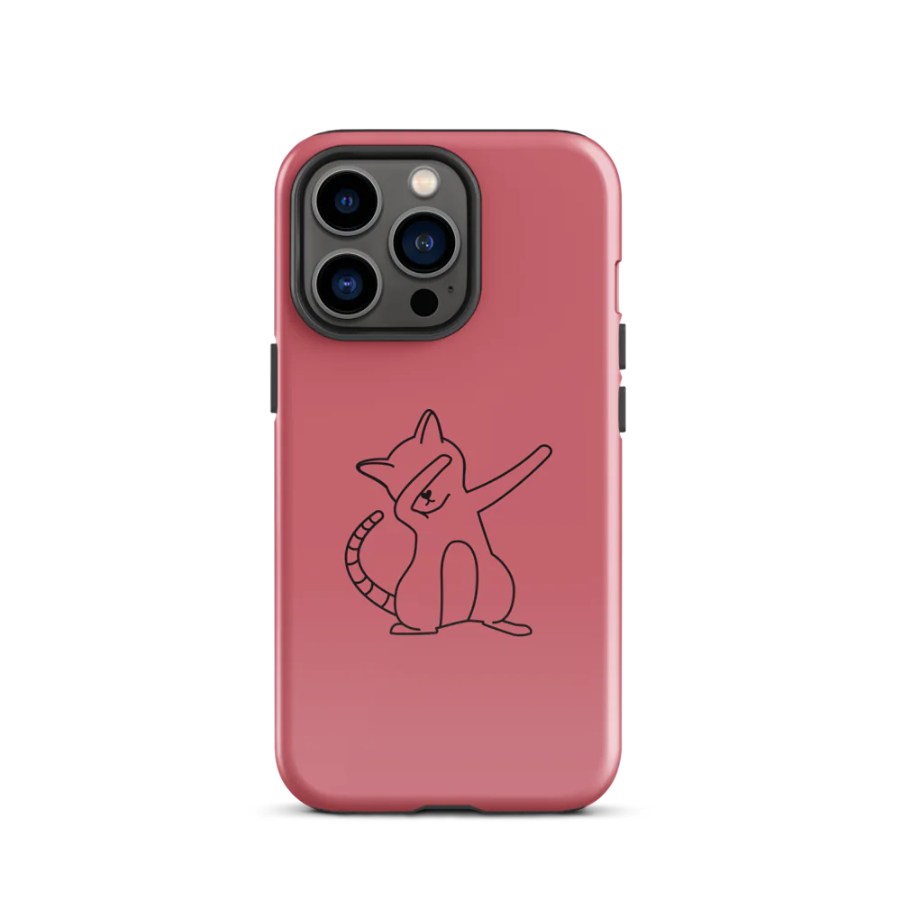 Tough Case for iPhone® - Pink Cat