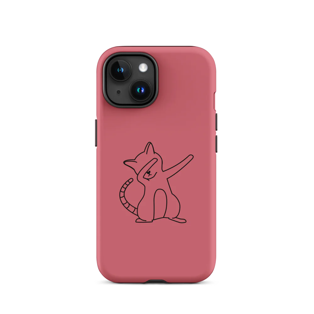 Tough Case for iPhone® - Pink Cat